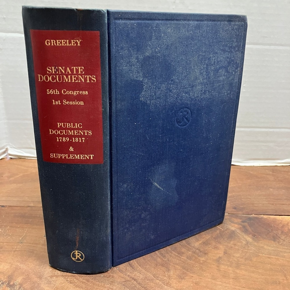 Public Documents 1789-1817 Greely 1963 Reprint Early Congressional Documents